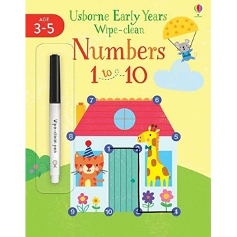 Early Years Wipe-Clean Numbers 1 To 10 Jessica Greenwell