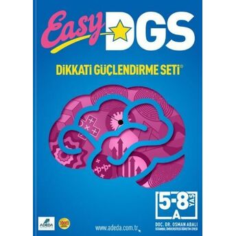 Easy Dikkati Güçlendirme Seti 5 - 8 Yaş A (1 Kitap) Doç. Dr. Osman Abalı