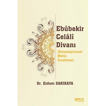 Ebubekir Celali Divanı