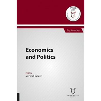 Economics And Politics (Aybak 2019 Eylül) Mehmet Özmen