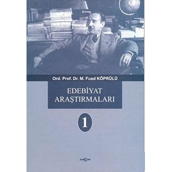 Edebiyat Araştırmaları 1 Mehmed Fuad Köprülü