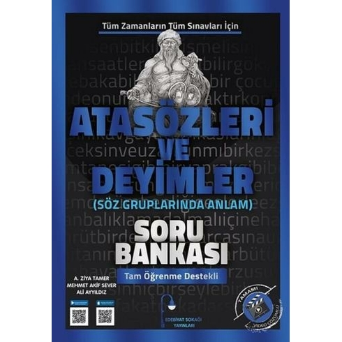 Edebiyat Sokağı Atasözleri Ve Deyimler Soru Bankası A. Ziya Tamer