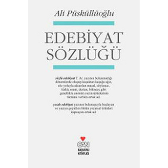 Edebiyat Sözlüğü Ali Püsküllüoğlu