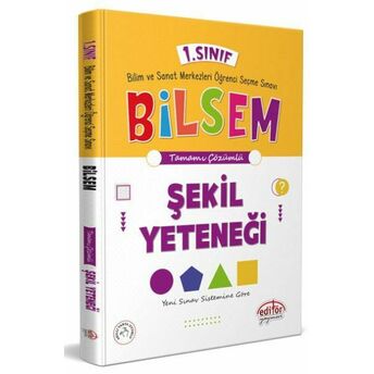 Editör 1. Sınıf Bilsem Hazırlık Şekil Yeteneği Tamamı Çözümlü Komisyon