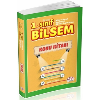 Editör 1. Sınıf Bilsem Konu Kitabı Kolektif