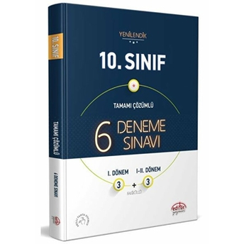 Editör 10. Sınıf 6 Fasikül (3 3) Deneme Sınavı Kolektıf