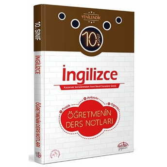 Editör 10. Sınıf Ingilizce Öğretmenin Ders Notları