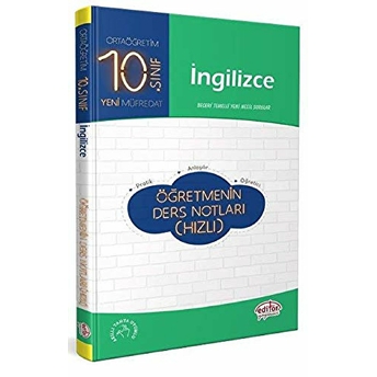 Editör 10. Sınıf Ingilizce Öğretmenin Ders Notları (Hızlı) Kolektif