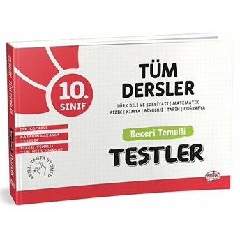 Editör 10. Sınıf Tüm Dersler Beceri Temelli Testler (Yeni) Kolektif