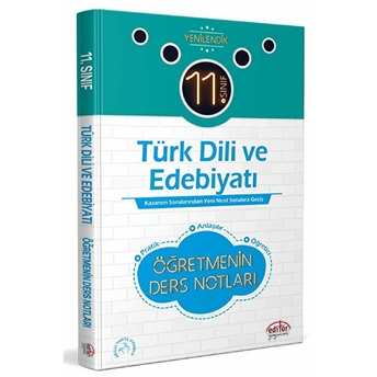 Editör 11. Sınıf Türk Dili Ve Edebiyatı Öğretmenin Ders Notları