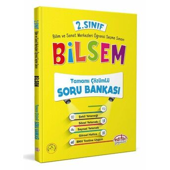 Editör 2. Sınıf Bilsem Çözümlü Soru Bankası Komisyon