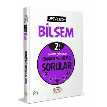 Editör 2.Sınıf Bilsem Jet Plus Tamamı Çözümlü Çıkması Muhtemel Sorular Komisyon