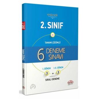 Editör 2. Sınıf Tamamı Çözümlü 6 Deneme Sınavı Fasiküllü Komisyon