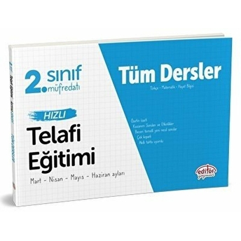 Editör 2. Sınıf Tüm Dersler Hızlı Telafi Eğitimi Kolektif