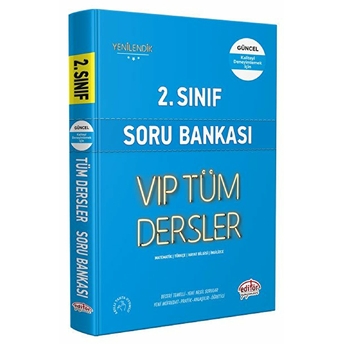 Editör 2. Sınıf Vıp Tüm Dersler Soru Bankası Mavi Kitap Kolektıf