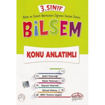 Editör 3. Sınıf Bilsem Konu Anlatımlı Komisyon