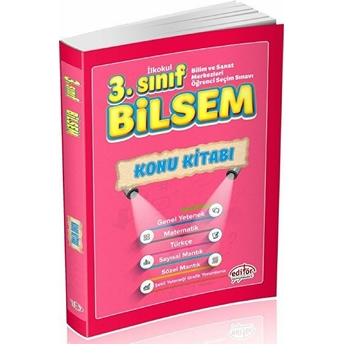 Editör 3. Sınıf Bilsem Konu Kitabı Kolektif