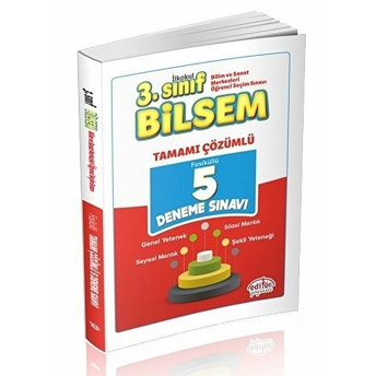 Editör 3. Sınıf Bilsem Tamamı Çözümlü 5 Deneme Sınavı Kolektif