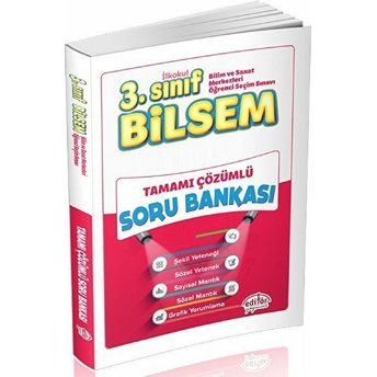 Editör 3. Sınıf Bilsem Tamamı Çözümlü Soru Bankası Kolektif