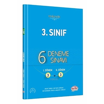 Editör 3. Sınıf Fasiküllü 6 Deneme Sınavı Kolektif