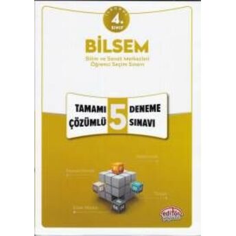 Editör 4. Sınıf Bilsem Tamamı Çözümlü 5 Deneme Sınavı Kolektif