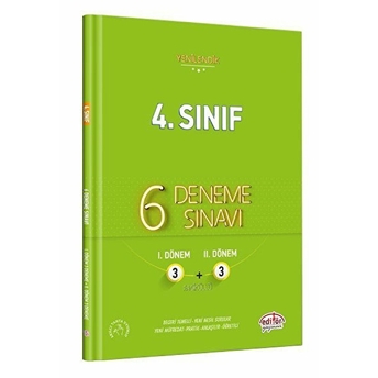 Editör 4. Sınıf Fasiküllü 6 Deneme Sınavı Kolektif