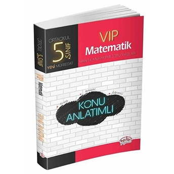 Editör - 5.Sınıf Vıp Matematik Konu Anlatımlı Kolektif