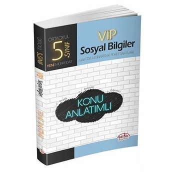 Editör - 5.Sınıf Vıp Sosyal Bilgiler Konu Anlatımlı Kolektif