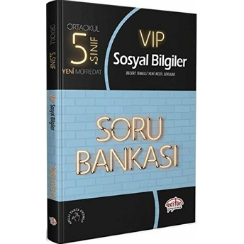 Editör 5. Sınıf Vıp Sosyal Bilgiler Soru Bankası (Yeni) Kolektif