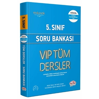 Editör 5. Sınıf Vıp Tüm Dersler Soru Bankası Mavi Kitap Kolektıf