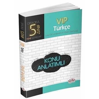 Editör - 5. Sınıf Vıp Türkçe Konu Anlatımlı Kolektif