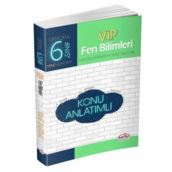 Editör - 6.Sınıf Vıp Fen Bilimleri Konu Anlatımlı Kolektif