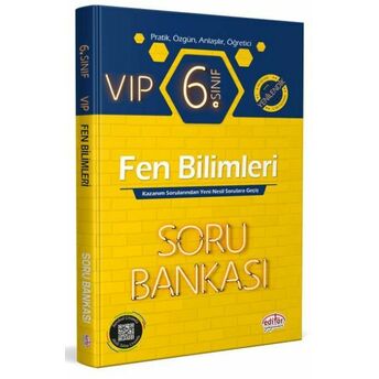 Editör 6. Sınıf Vıp Fen Bilimleri Soru Bankası