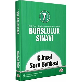 Editör 7. Sınıf Bursluluk Sınavı Güncel Soru Bankası Kolektıf