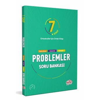 Editör 7. Sınıf Problemler Soru Bankası Komisyon