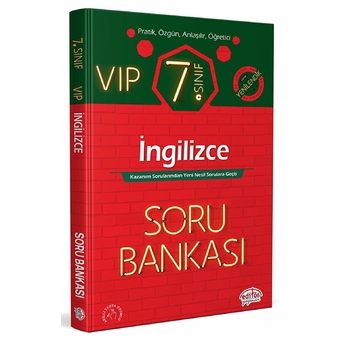 Editör 7. Sınıf Vıp Ingilizce Soru Bankası