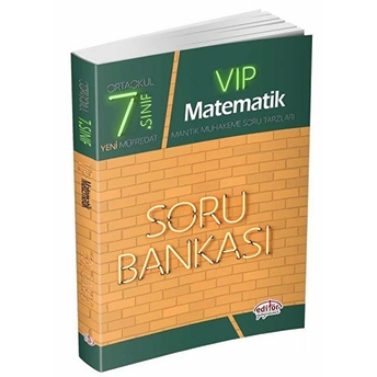 Editör 7. Sınıf Vıp Matematik Soru Bankası (Yeni) Kolektif