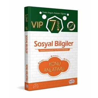 Editör 7. Sınıf Vıp Sosyal Bilgiler Konu Anlatımlı Komisyon