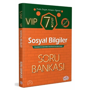 Editör 7. Sınıf Vıp Sosyal Bilgiler Soru Bankası