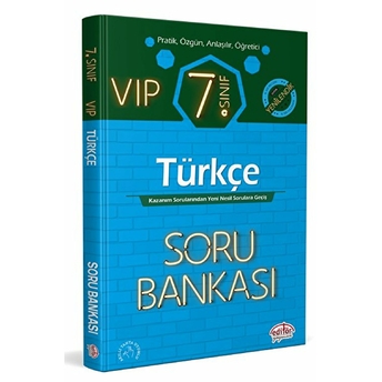 Editör 7. Sınıf Vıp Türkçe Soru Bankası