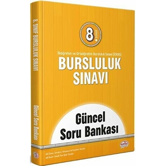 Editör 8.Sınıf Bursluluk Sınavı Güncel Soru Bankası Kolektıf