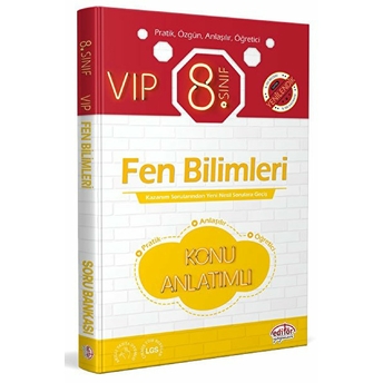 Editör 8. Sınıf Vıp Fen Bilimleri Konu Anlatımlı