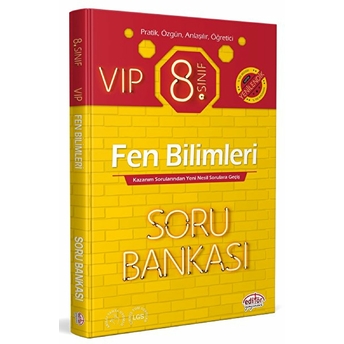 Editör 8. Sınıf Vıp Fen Bilimleri Soru Bankası