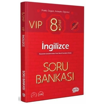 Editör 8. Sınıf Vıp Ingilizce Soru Bankası