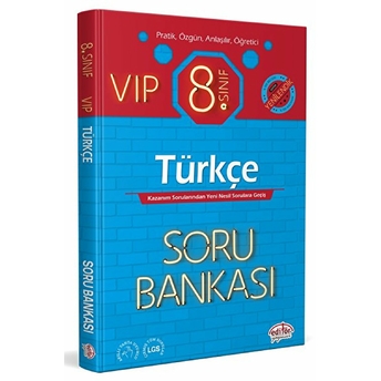 Editör 8. Sınıf Vıp Türkçe Soru Bankası