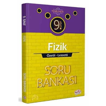 Editör 9. Sınıf Fizik Özetli Lezzetli Soru Bankası