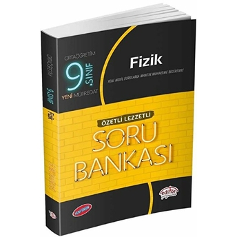 Editör 9. Sınıf Fizik Özetli Lezzetli Soru Bankası (Yeni) Kolektif