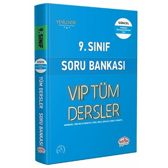 Editör 9. Sınıf Tüm Dersler Soru Bankası Mavi Kitap Kolektıf