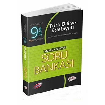 Editör 9. Sınıf Türk Dili Ve Edebiyatı Özetli Lezzetli Soru Bankası (Yeni) Kolektif