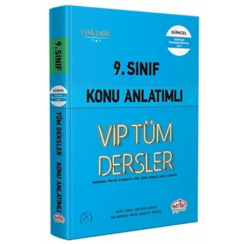 Editör 9. Sınıf Vıp Tüm Dersler Konu Anlatımlı Mavi Kitap Kolektıf